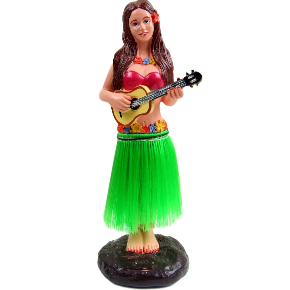 Dashboard Hula Girl Bobblehead Figurine